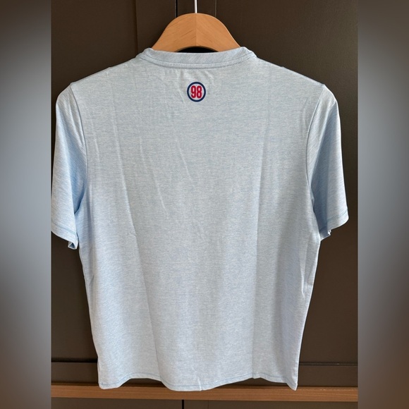 NWT Vineyard Vines Performance Light Blue Harbor Baseball 98 T-shirt • L (16) - Picture 5 of 5